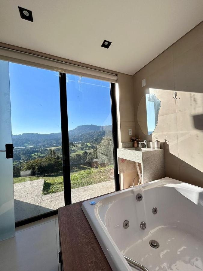Casa Por Do Sol Com Banheira De Hidromassagem Villa Urubici Bagian luar foto