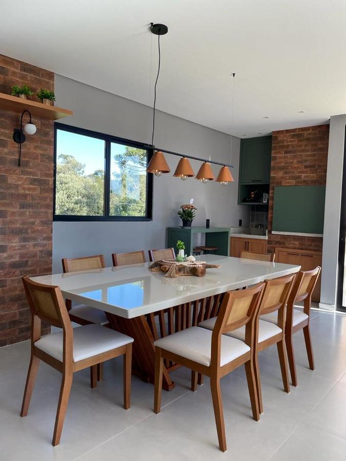 Casa Por Do Sol Com Banheira De Hidromassagem Villa Urubici Bagian luar foto