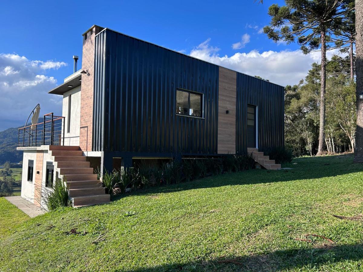 Casa Por Do Sol Com Banheira De Hidromassagem Villa Urubici Bagian luar foto